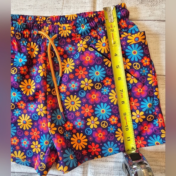 Gay Almanac by Pandatak Size Medium Pride Shorts Festival Zaddy Rave LGBTQ Flora - Picture 7 of 8